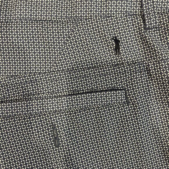 Johnnie-O Golf Performance Shorts 40x9 Pacific Blue Geometric Print - Picture 9 of 9